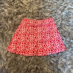 Princess Polly Cheetah Print Silk Skirt